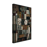 Construction with Belltower by Joaquin Torres Garcia, canvas, view 2