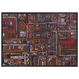 Constructive Composition by Joaquin Torres Garcia, framed poster, view 3