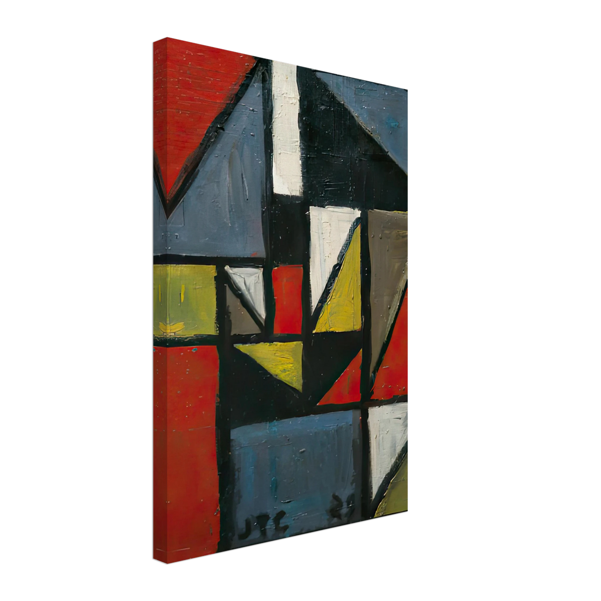 Constructivo en Triángulo by Joaquin Torres Garcia, canvas