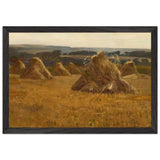 Corn Stacks by Algernon Talmage, framed poster, view 2