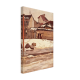 Corner of Bucharest During Winter by Constantin Artachino, canvas, view 2