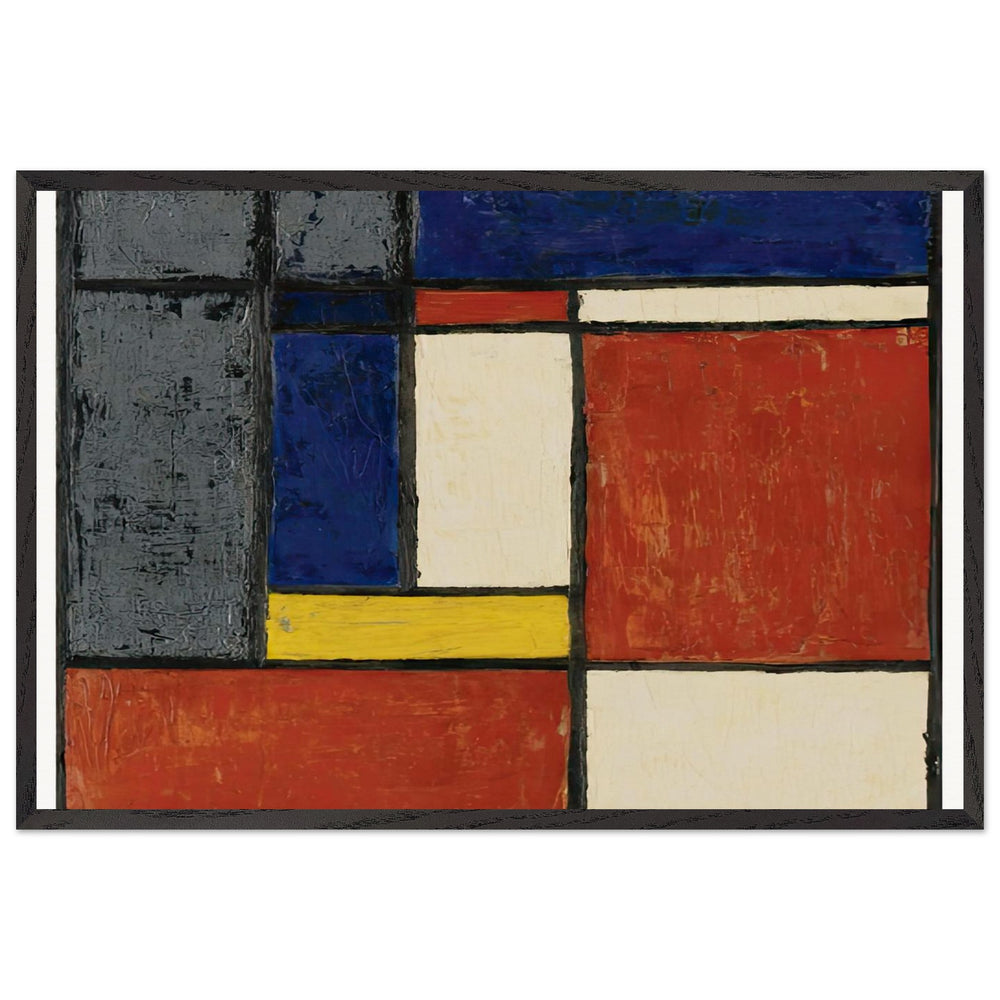Costruzione Geometrica by Joaquin Torres Garcia, framed poster