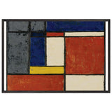 Costruzione Geometrica by Joaquin Torres Garcia, framed poster