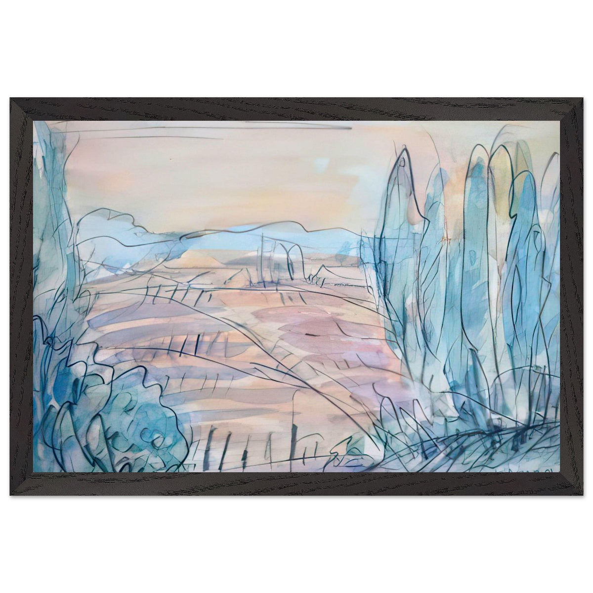 Cote dAzur by Pierre Bonnard, framed poster, view 2