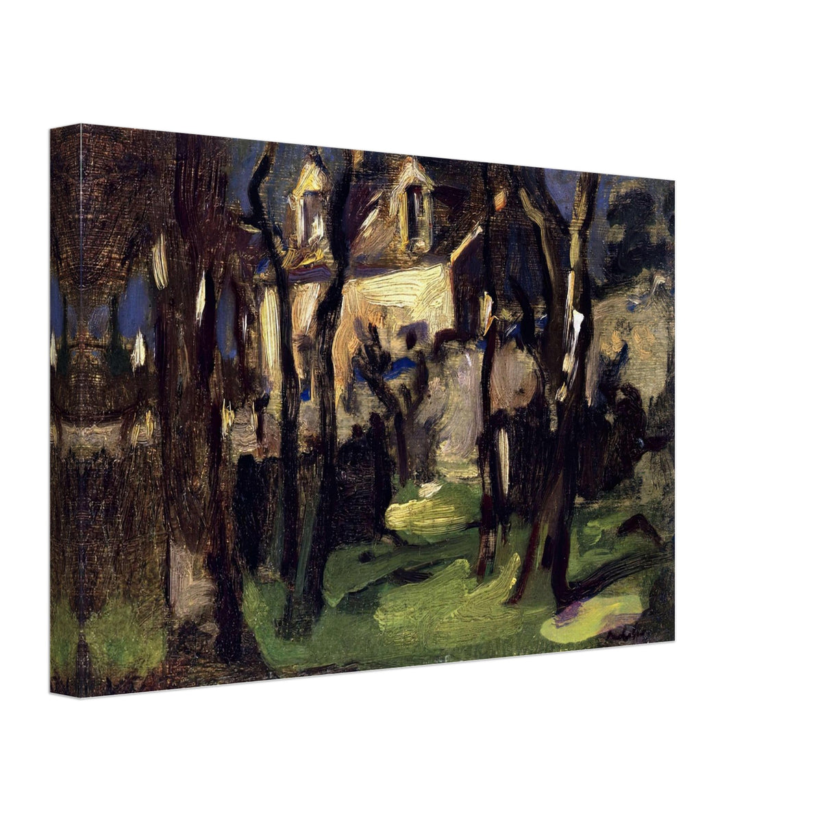 Cottage at Corstorphine by Samuel Peploe, canvas, view 2