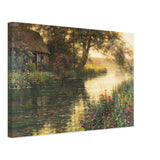 Cottage by the River by Louis Aston Knight, canvas
