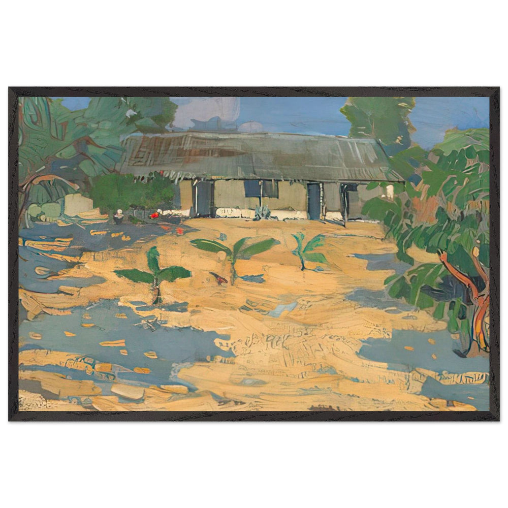 Cottage, Nelspruit by Pieter Wenning, framed poster