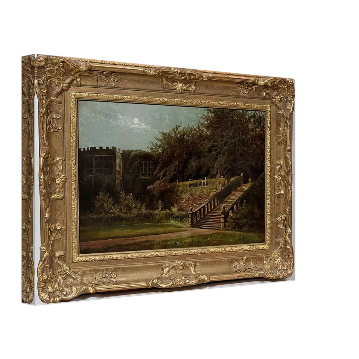 Country House and Garden by Louis Hubbard Grimshaw, canvas, view 2