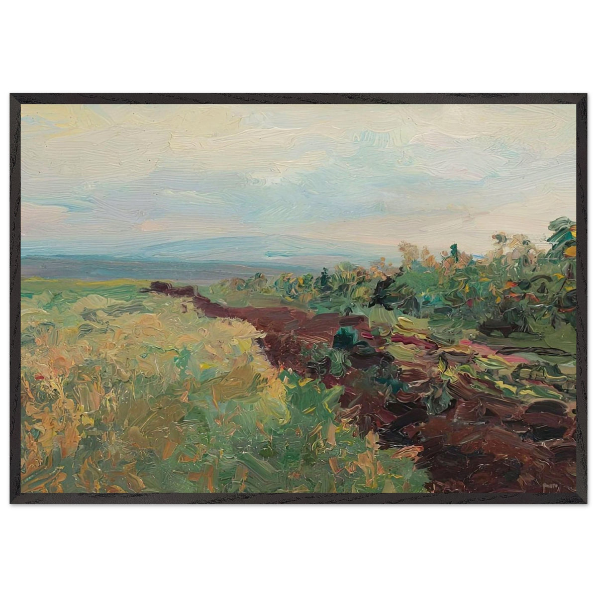 Country Road by Arthur Verona, framed poster, view 3