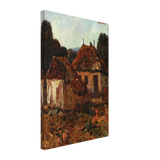 Countryside Houses by Octav Bancila, canvas
