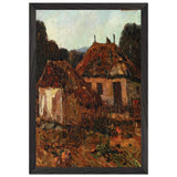 Countryside Houses by Octav Bancila, framed poster, view 2
