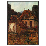 Countryside Houses by Octav Bancila, framed poster, view 3