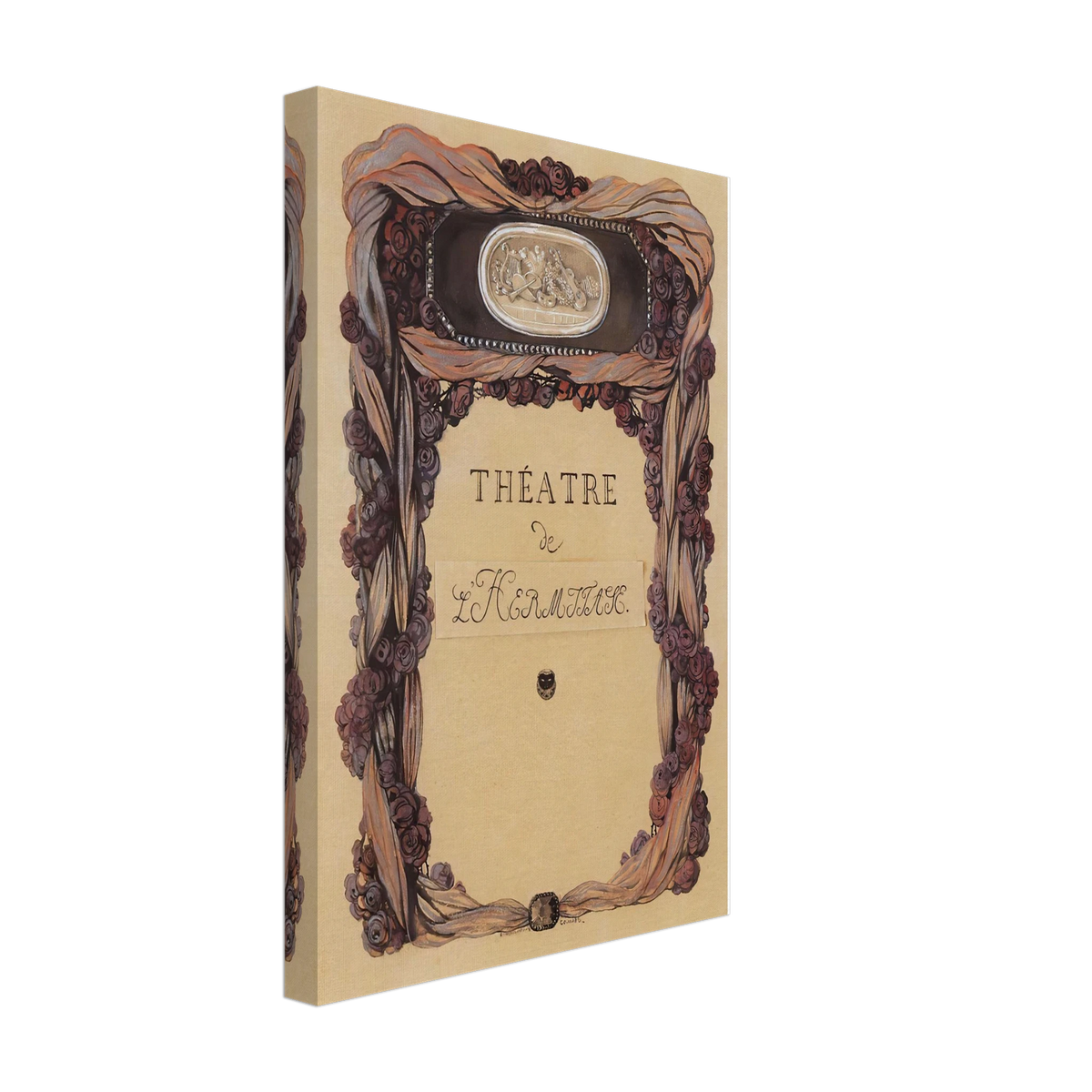 Cover of Theater Program Theatre de L Hermitage by Konstantin Somov, canvas, view 2