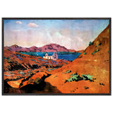 Crimea. Koktebel. Ruins of Kordon by Anna Ostroumova-Lebedeva, framed poster, view 3