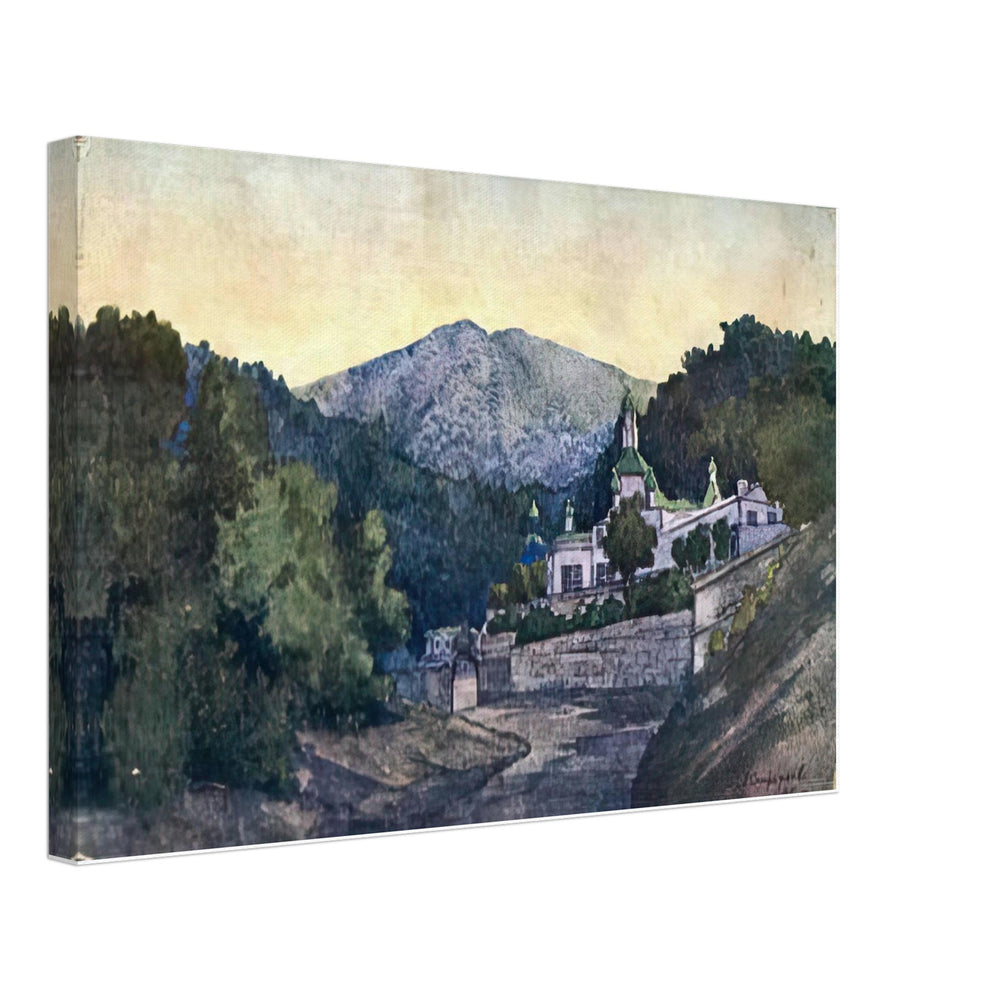 Crimea. Monastery of St. Cosmas and St.Damian by Anna Ostroumova-Lebedeva, canvas