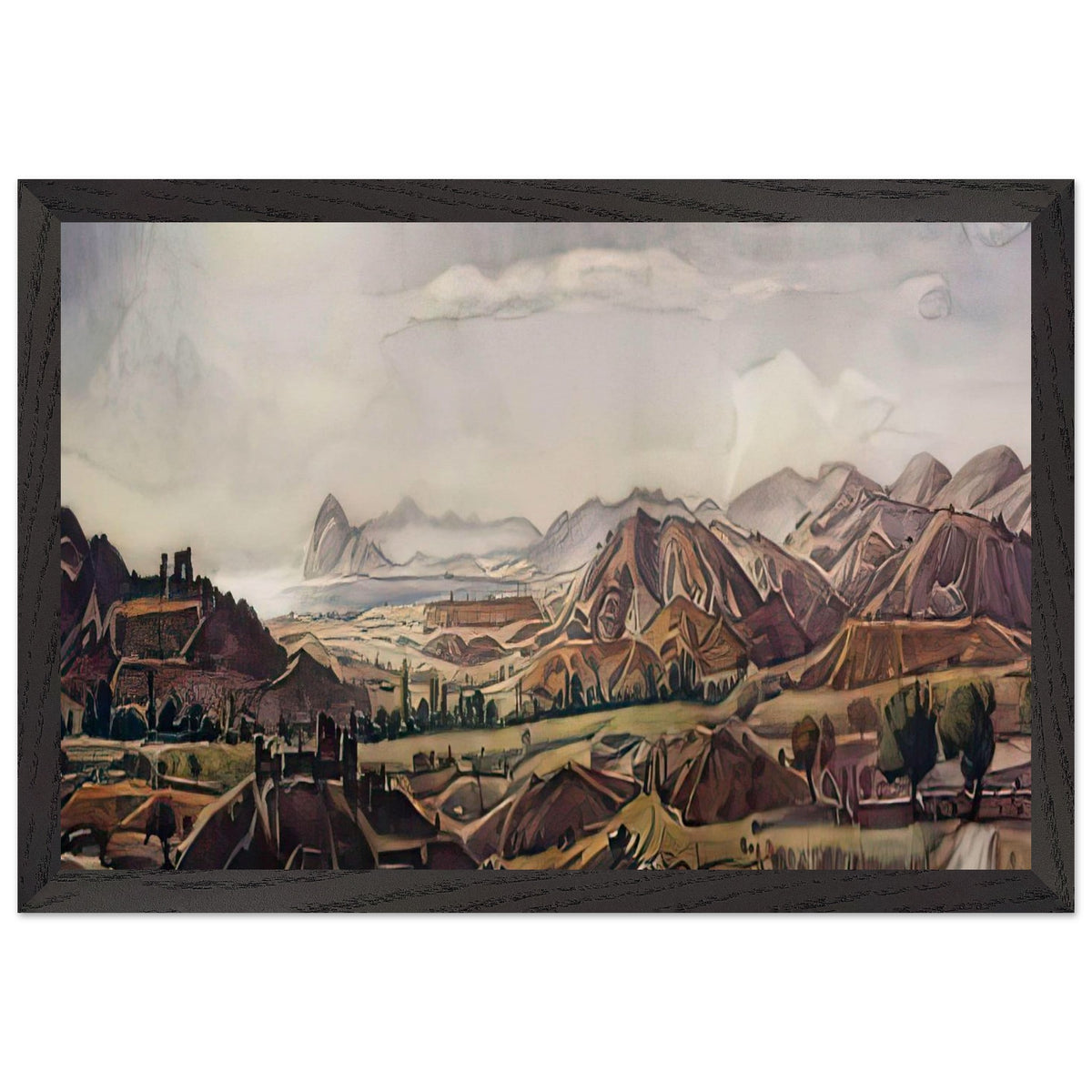Crimean Campagna by Konstantin Bogaevsky, framed poster, view 2