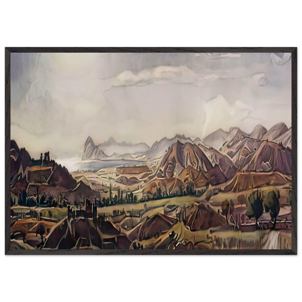 Crimean Campagna by Konstantin Bogaevsky, framed poster, view 3