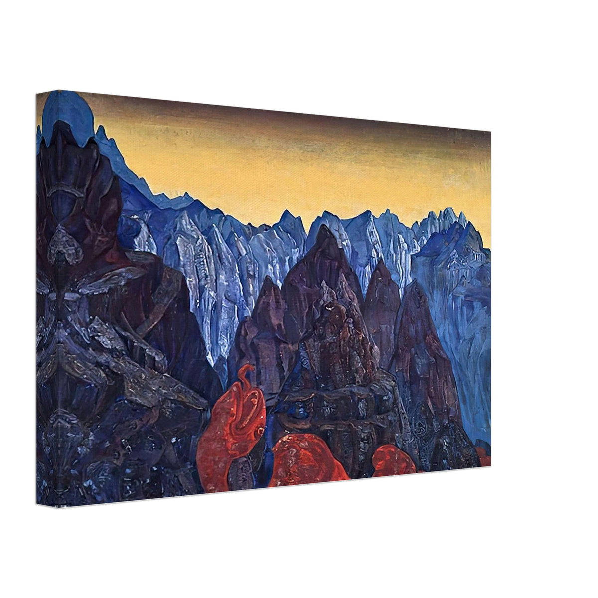 Cry of the Serpent by Nicholas Roerich, canvas, view 2