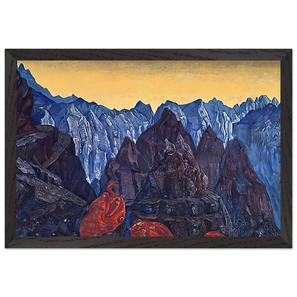 Cry of the Serpent by Nicholas Roerich, framed poster, view 2