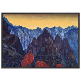 Cry of the Serpent by Nicholas Roerich, framed poster, view 3