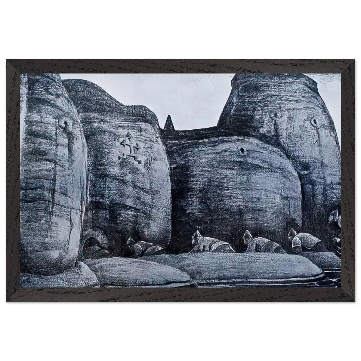 Crypt by Nicholas Roerich, framed poster, view 2