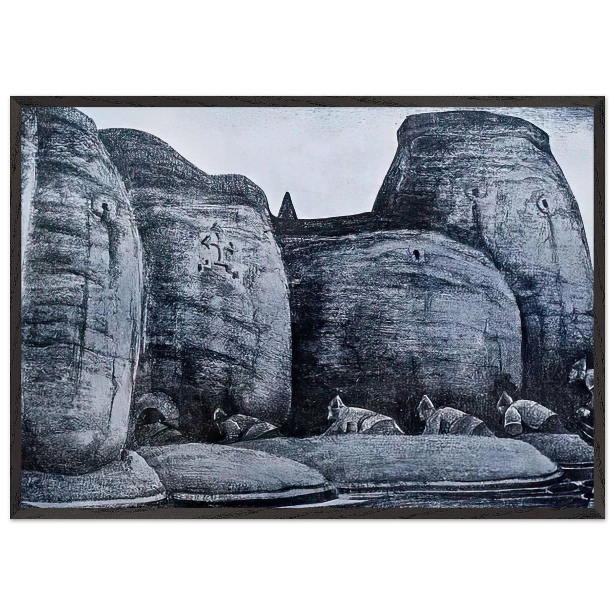 Crypt by Nicholas Roerich, framed poster, view 3