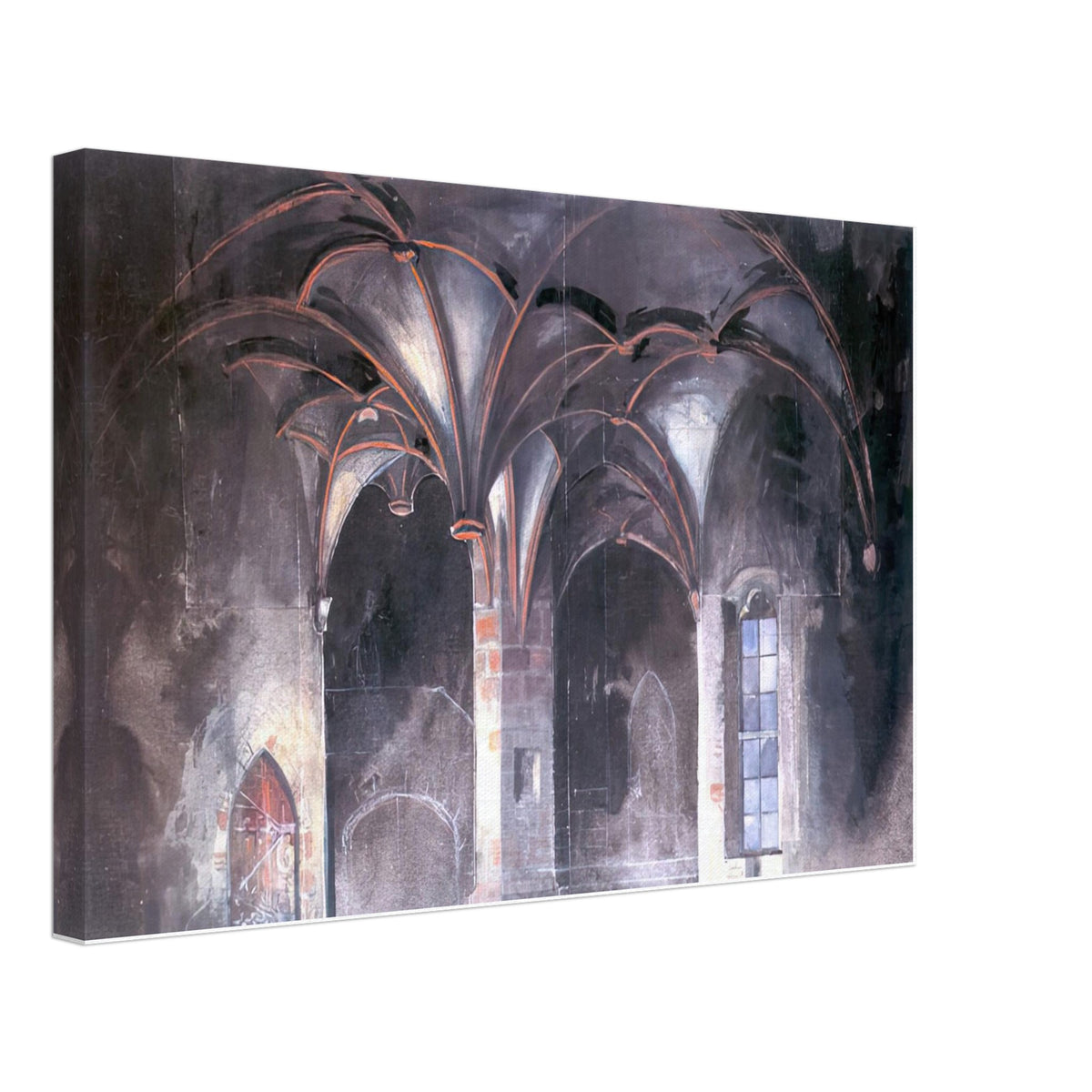 Crypt of the Borotin Castle by Alexandre Benois, canvas
