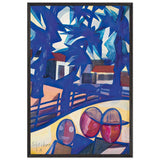 Család by Scheiber Hugó, framed poster