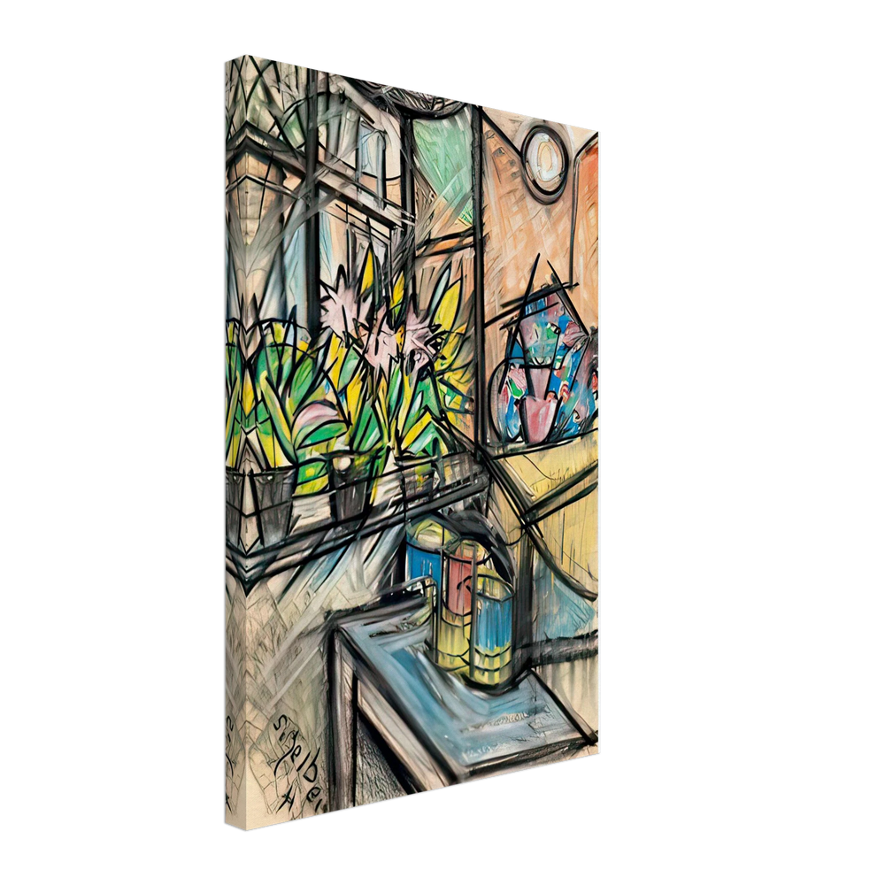Csendélet by Scheiber Hugó, canvas