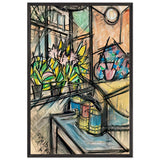 Csendélet by Scheiber Hugó, framed poster