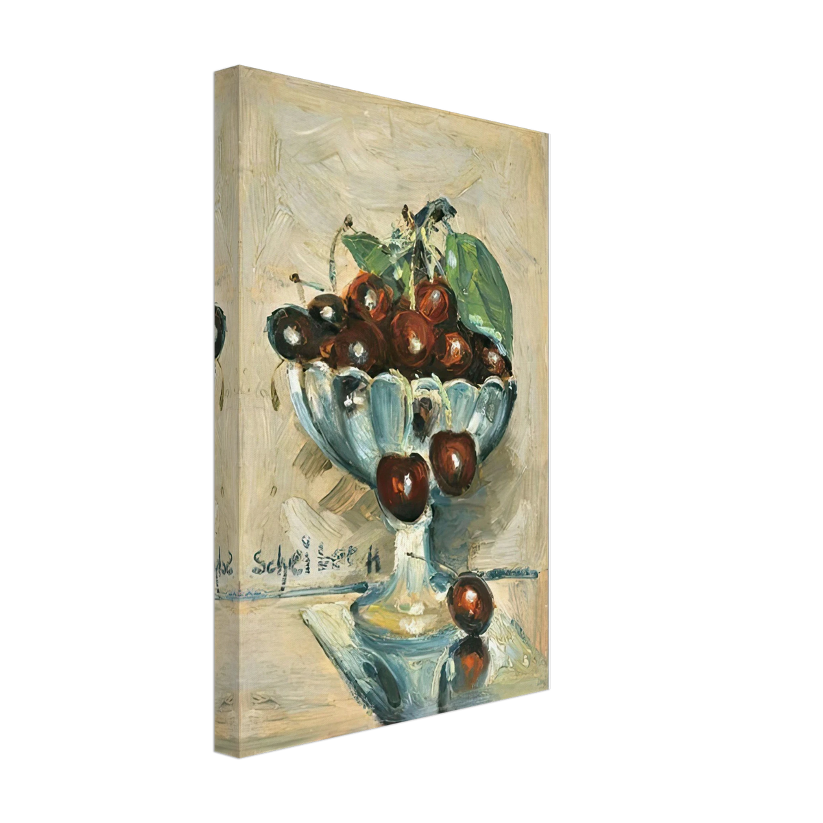 Cseresznye Kehyely by Scheiber Hugó, canvas, view 2