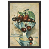 Cseresznye Kehyely by Scheiber Hugó, framed poster, view 2