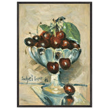 Cseresznye Kehyely by Scheiber Hugó, framed poster, view 3