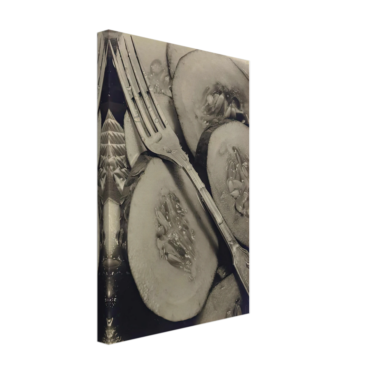 Cucumbers (Concombres) by Pierre Dubreuil, canvas, view 2