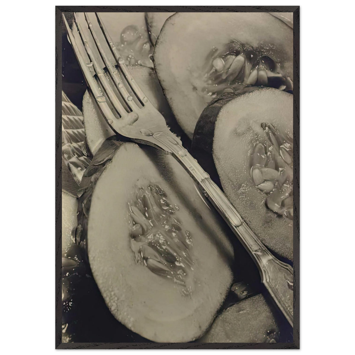 Cucumbers (Concombres) by Pierre Dubreuil, framed poster, view 3