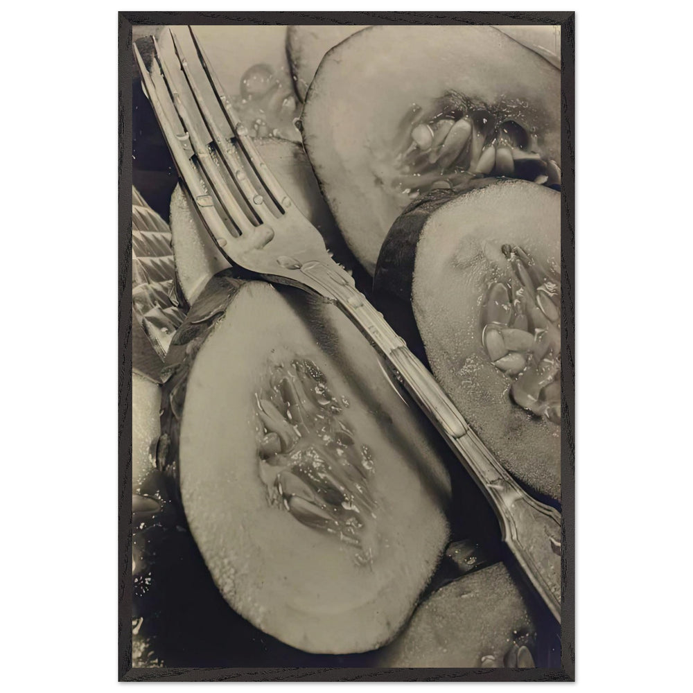 Cucumbers (Concombres) by Pierre Dubreuil, framed poster