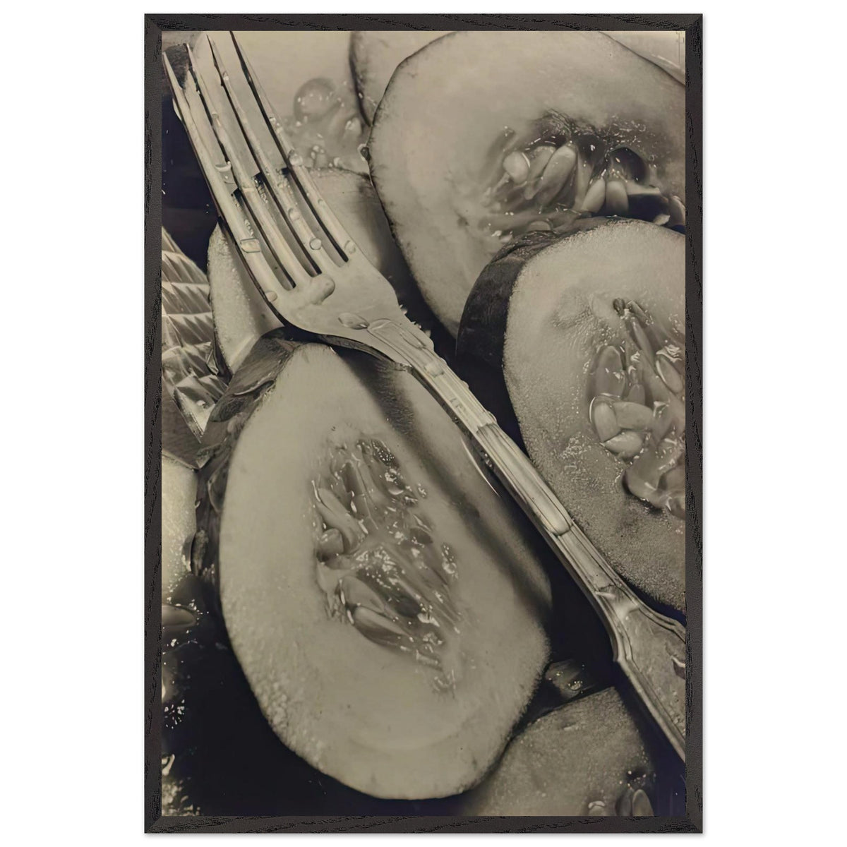 Cucumbers (Concombres) by Pierre Dubreuil, framed poster
