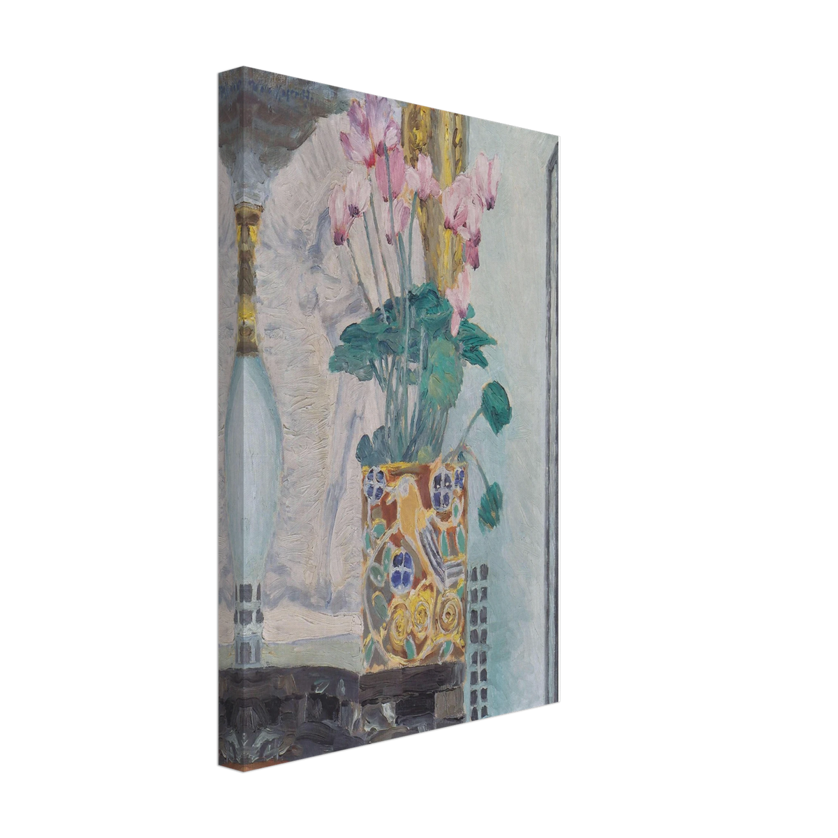 Cyclamen by Koloman Moser, canvas, view 2