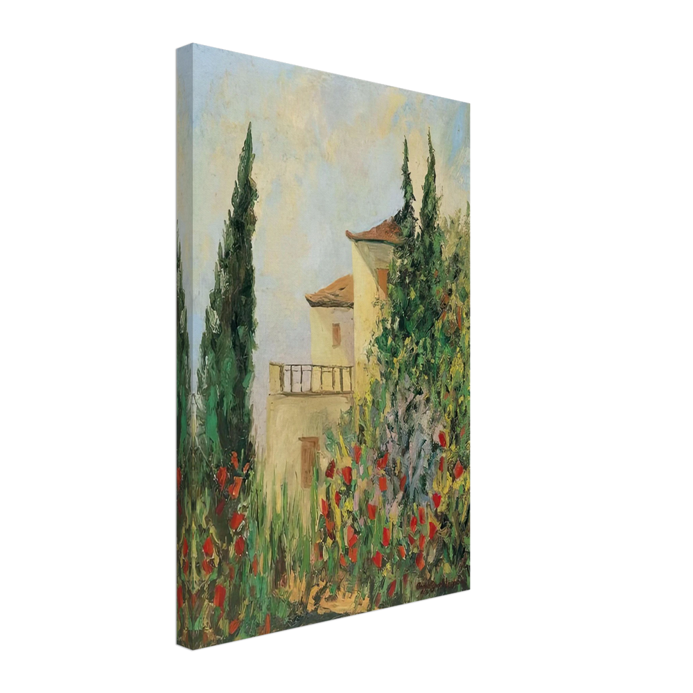 Cypress-House by Thalia Flora-Karavia, canvas