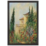 Cypress-House by Thalia Flora-Karavia, framed poster, view 2