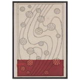 Daghestan Rug Design Bubbles for Backhausen by Koloman Moser, framed poster, view 3