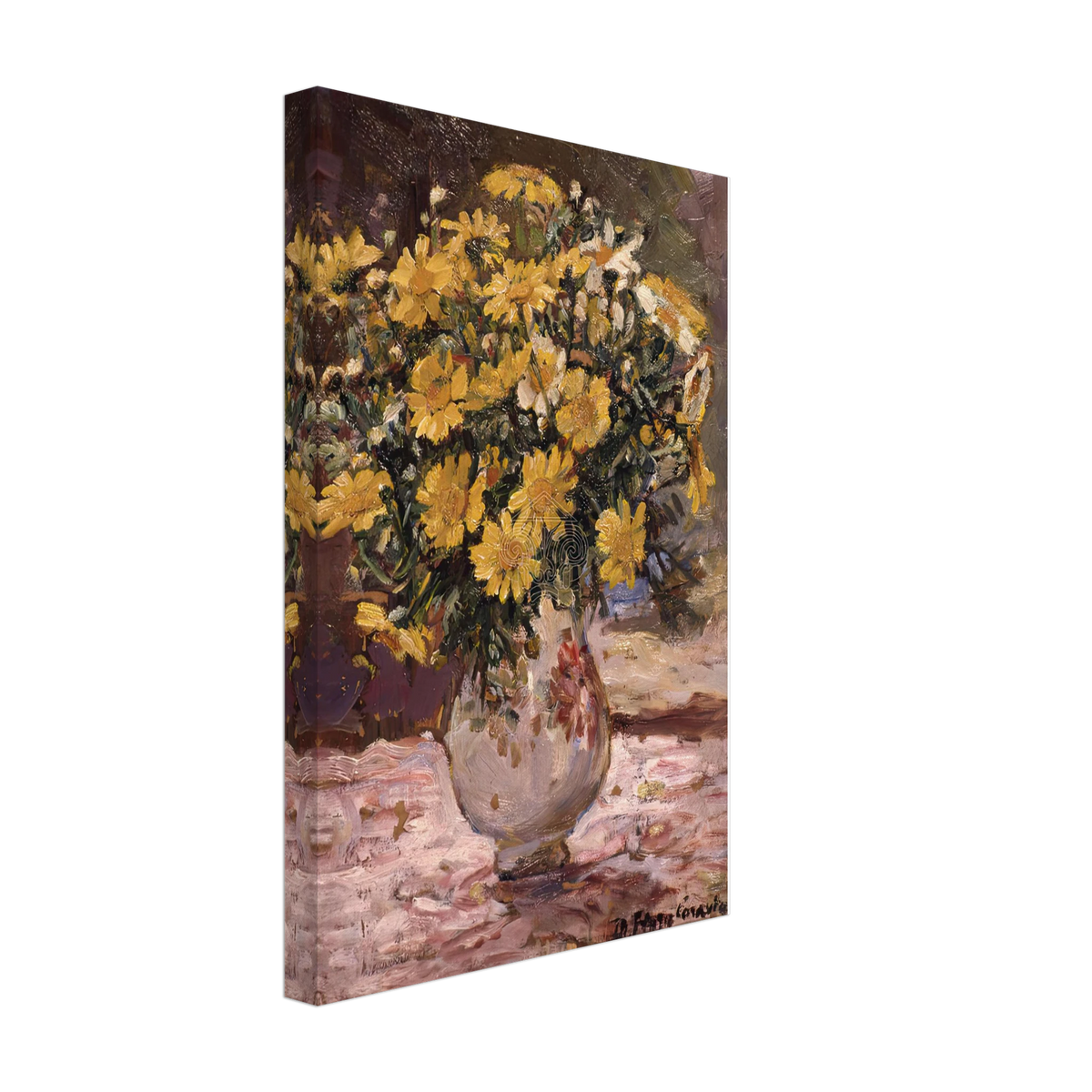 Daisies by Thalia Flora-Karavia, canvas, view 2