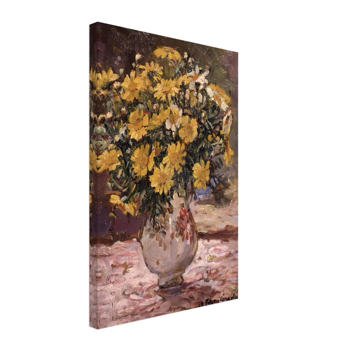 Daisies by Thalia Flora-Karavia, canvas