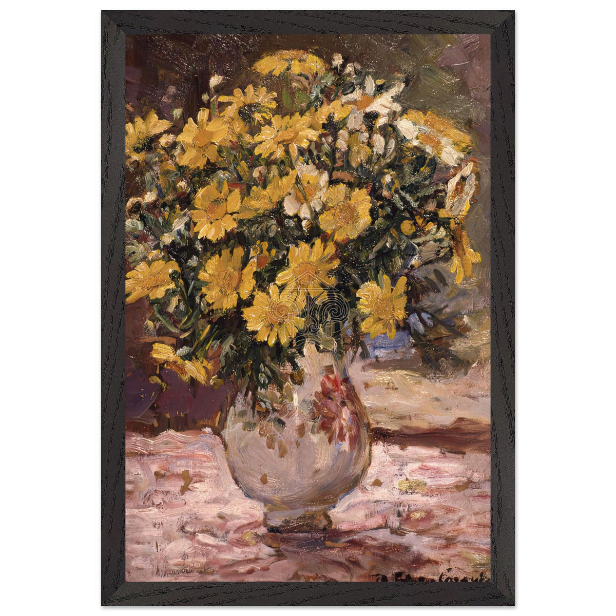 Daisies by Thalia Flora-Karavia, framed poster, view 2