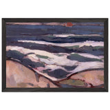 Dark Sea and Red Sail by John Duncan Fergusson, framed poster, view 2