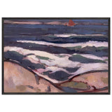 Dark Sea and Red Sail by John Duncan Fergusson, framed poster, view 3