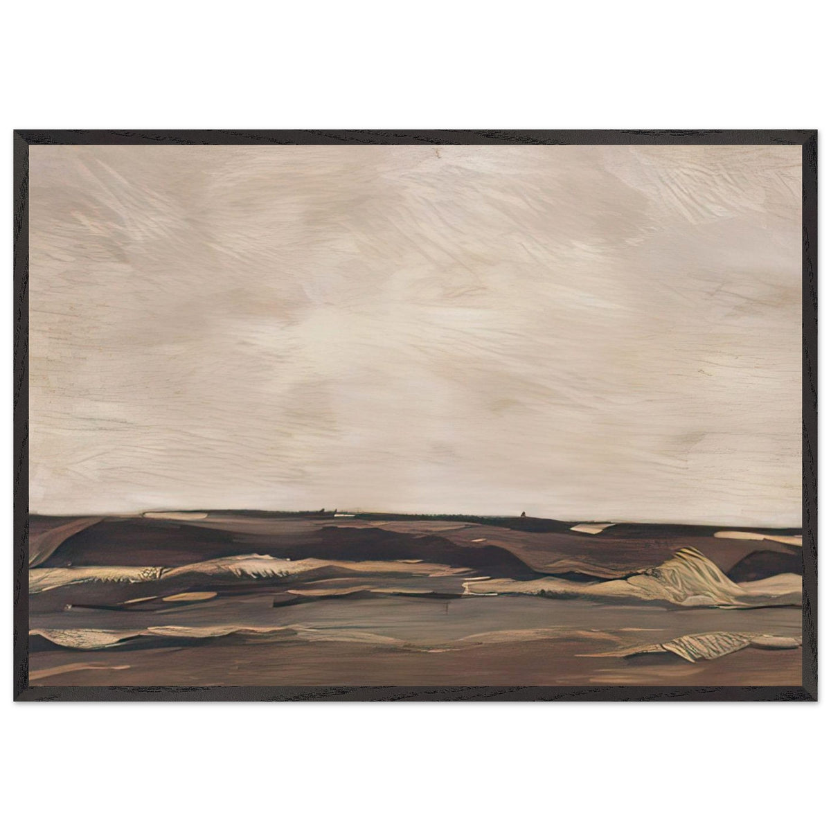 Das Meer, Katwijk by Albin Egger-Lienz, framed poster, view 3
