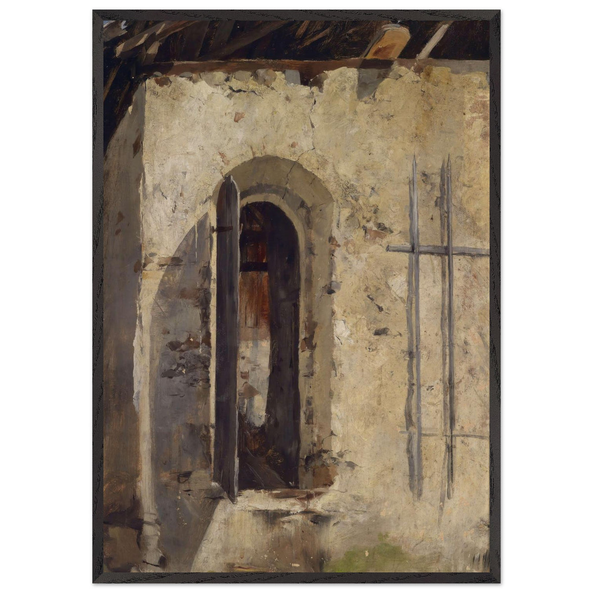 Das Tor by Albin Egger-Lienz, framed poster, view 3