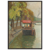 Debarcader pe Sena, dinspre Belleville by Theodor Pallady, framed poster, view 3