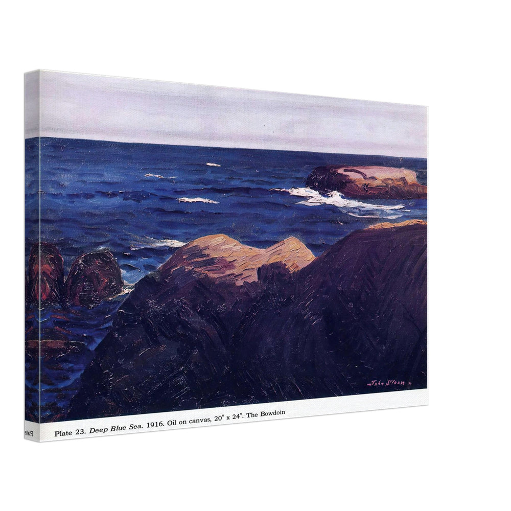Deep Blue Sea by John French Sloan, canvas